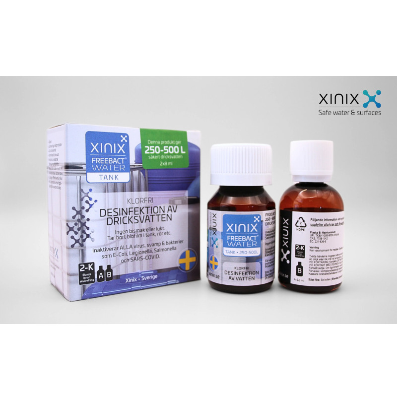 Xinix FreeBact® Water - Tank 250-500L