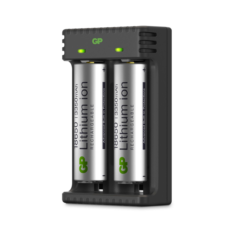 Li-ion batteri med laddare